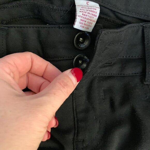 Candie's black jeggings - size 5 - Picture 4 of 7